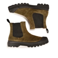 Pataugas AUTHENTIQUE C/S F4H KAKI -Pataugas 628191 BOOTS FEMME OG C S F4H KAKI 6WEB