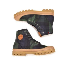 Pataugas AUTHENTIQUE X LE MONT SAINT MICHEL F4G Tartan Marine 11 Pataugas AUTHENTIQUE X LE MONT SAINT MICHEL F4G Tartan Marine -Pataugas BOOTS FEMME AUTHENTIQUE MSM 6